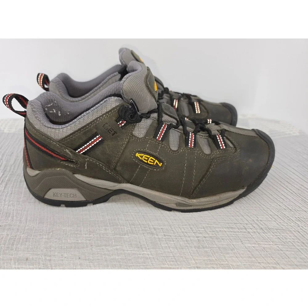 Keen Utility Mens 10.5 EE Brown Leather Steel Toe MET Guard Work Shoes ASTM EH